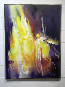 Artist Joseph Culotta  abstract art  presented by The Gallery Girls  shown at Swank Interiors Houston TX