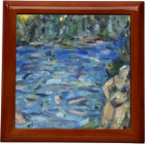 Gift Box With Ceramic Tile