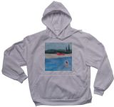 Men's Vapor Appareal Performance Hoodie Long Sleeve Sweatshirt - white