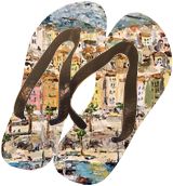Menton coast, Paintings, Impressionism, Cityscape, Canvas, By Vilma Gataveckiene