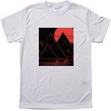 Crimson Peaks, Poster, Abstract, Nature, Acrylic, By Artistic