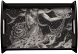 Black Espresso Large Serving Tray