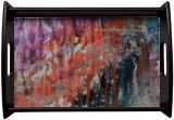 Black Espresso Large Serving Tray