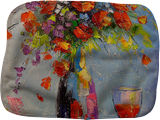 Small Fleece Baby Burp Blanket