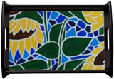Black Espresso Large Serving Tray