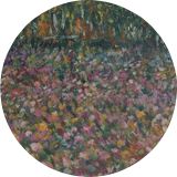 Gloss White Hardboard Round Coaster with Cork Back