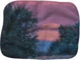 Small Fleece Baby Burp Blanket