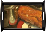 Black Espresso Large Serving Tray