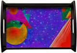 Black Espresso Large Serving Tray