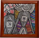 Gift Box With Ceramic Tile