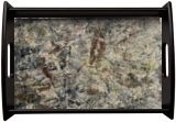 Black Espresso Large Serving Tray