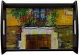 Black Espresso Large Serving Tray