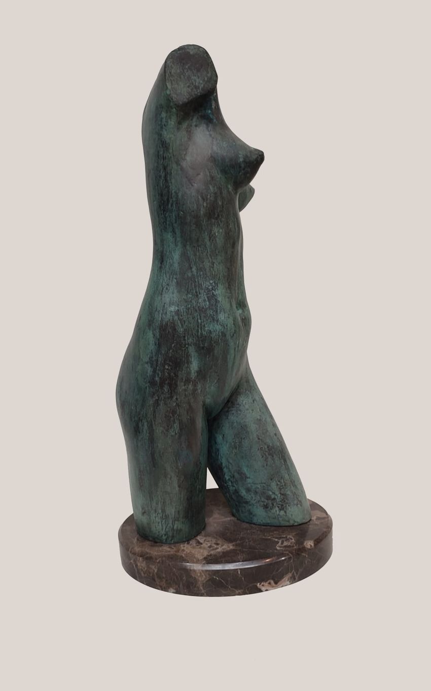 Torso ,bronze, 2008 year ,H-45 cm