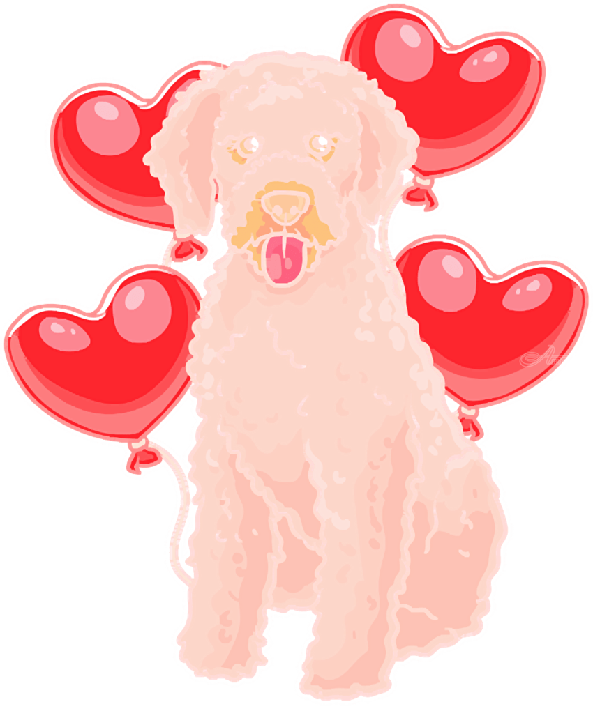 Lagotto Romagnolo Lagotto Romagnolo Dog Gift, Digital Art / Computer Art, Abstract, Animals, Digital, By MAX ART