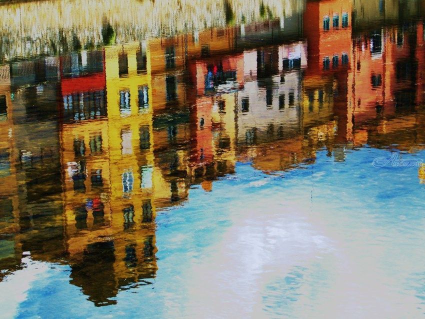 Yellow and White Houses, Paintings, Realism, Cityscape, Canvas, By Travis Herberger