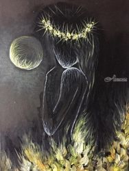 Listen to your inner feelings, Paintings, Surrealism, Erotic,Inspirational,People, Canvas, By Iryna Abramova