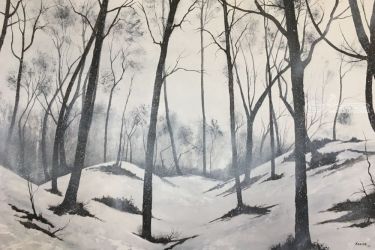A Path Forgotten, Paintings, Impressionism, Landscape, Oil, By Stephen Keller