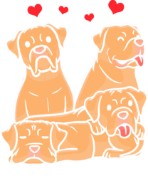 Dogue De Bordeaux Gifts Dogue<br>de Bordeaux Dog, Digital Art / Computer Art, Abstract, Animals, Digital, By MAX ART