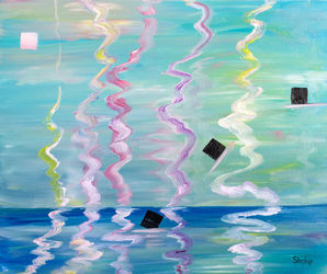 Fata Morgana, Paintings, Abstract, Fantasy, Canvas, By Natalia Shchipakina