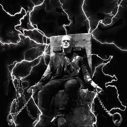 Frankenstein Electric, Digital Art / Computer Art, Commercial Design,Romanticism,Shock, Fantasy,Figurative,Mythical, Digital, By Matthew Lacey
