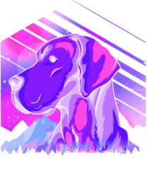 German Mastiff T- Shirt German<br>Mastiff Dog Gift Idea T- Shirt, Digital Art / Computer Art, Abstract, Animals, Digital, By MAX ART