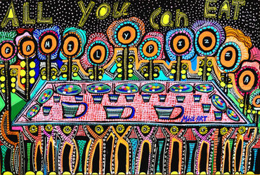 Israeli art modern painter<br>Mirit Ben-Nun, Paintings, Pop Art, People, Acrylic, By Mirit Ben-Nun