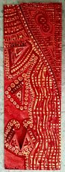 La mujer en el dibujo obra<br>relieve Mirit Ben-Nun, Sculpture, Abstract, Figurative, Acrylic, By Mirit Ben-Nun