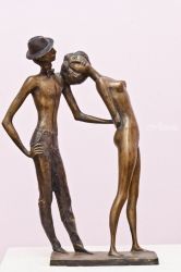 Retro, Sculpture, Modernism, Nudes, Bronze, By ZAKIR AHMEDOV