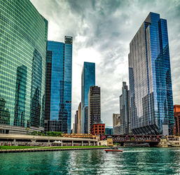 Windy City Perspective, Architecture,Photography,Poster, Fine Art,Modernism,Photorealism,Sensationalism, Architecture,Composition,Conceptual,Window on the World, Photography: Metal Print,Photography: Photographic Print,Photography: Premium Print, By Karlton McIver